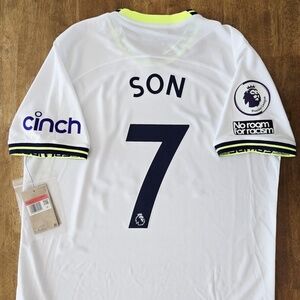 2022/23 NIKE TOTTENHAM HOTSPUR #7 SON HOME SOCCER JERSEY SIZE LARGE DM1849 101